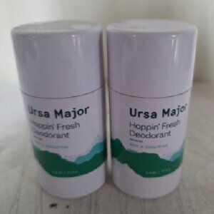 2 pack Ursa Major Hoppin' Fresh Deodorant | Natural, Aluminum-Free, Non-toxic,